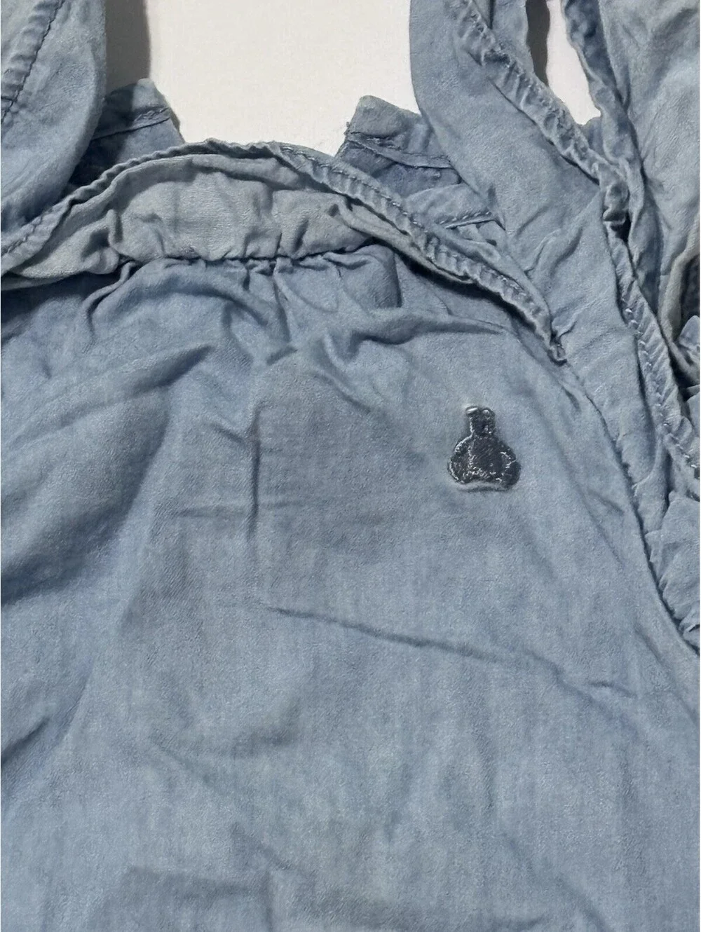 Baby Gap Chambray Romper One Piece Bubble 6-9 Months